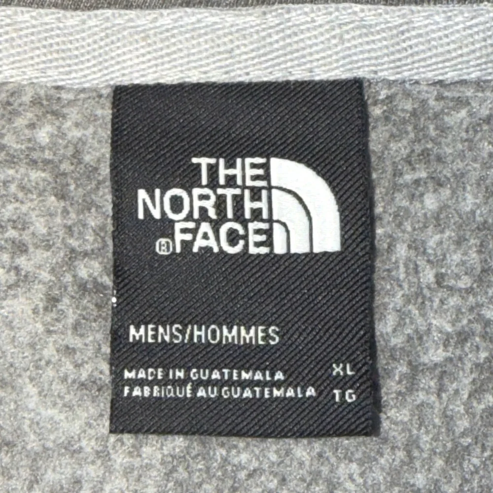 The North Face Mens Gray Grizzly Bear Logo Pullover Hoodie XL Sweatshirt
